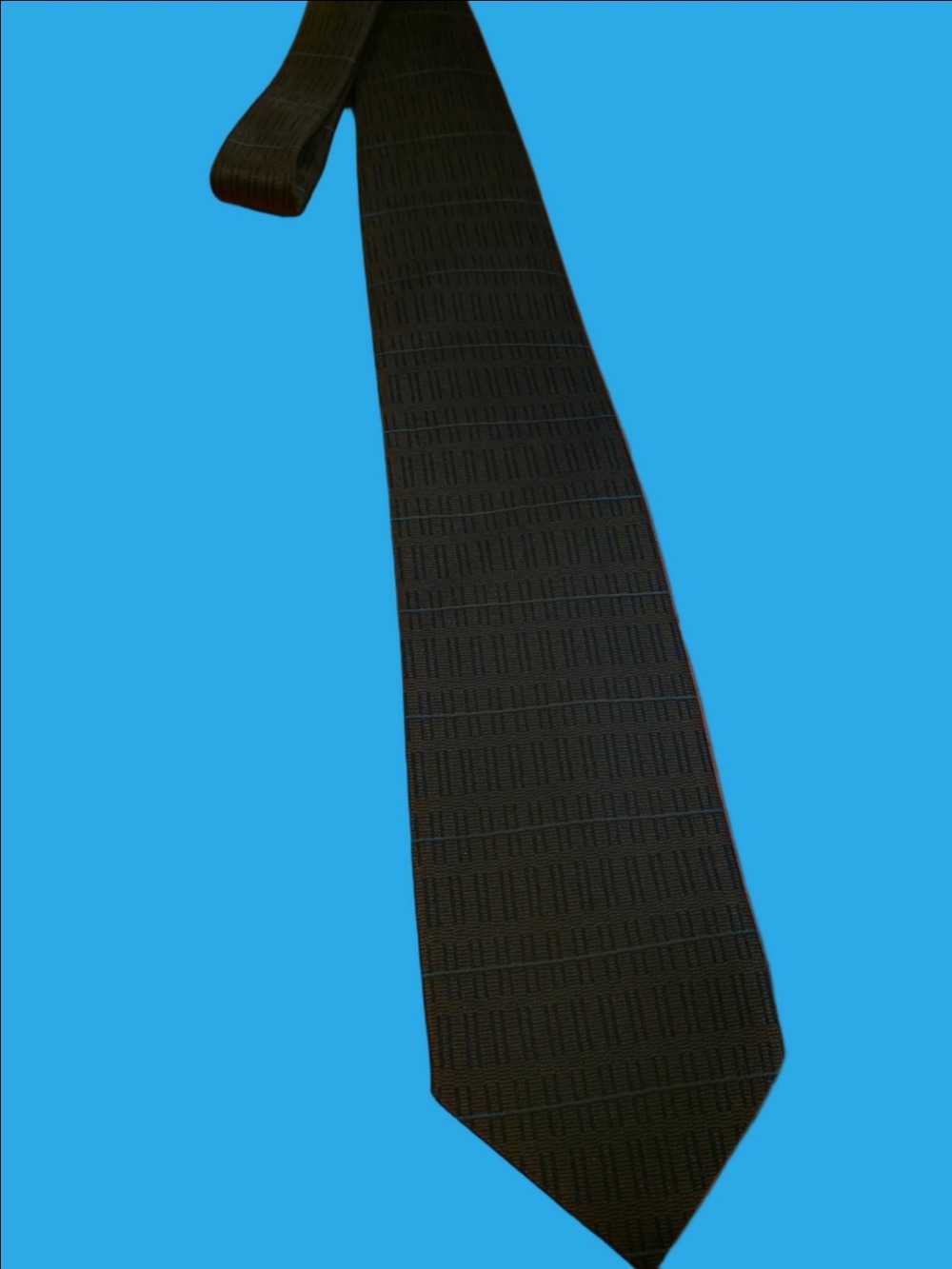 4/$25 Deal! Vintage Protocol Black & Burgundy Men's Tie